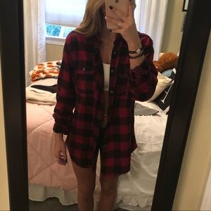 Red and black flannel